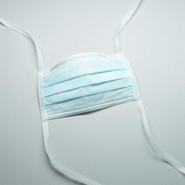 Cardinal AT71035 ASTM Level 1 Duckbill Surgical Masks with Tie Closure — Serfinity Medical