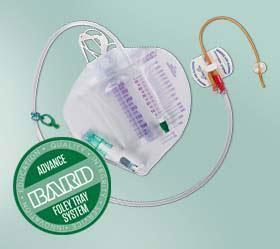 Bard CATHETER TRAY, FOLEY COUDE DRAIN TUBE 350ML 18FR 60" (10/CS) - 304718A
