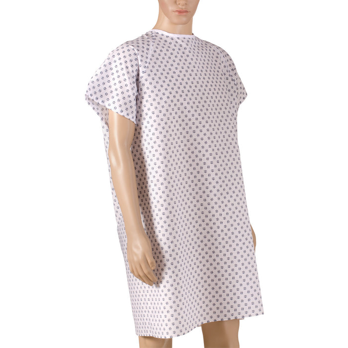 HealthSmart DMI Patient Hospital Convalescent Gowns - Back Tape Ties