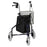 Nova Ortho-Med 3 Wheel Rollator Traveler Series Blue Adjustable Height / Folding Aluminum Frame - 4900BL