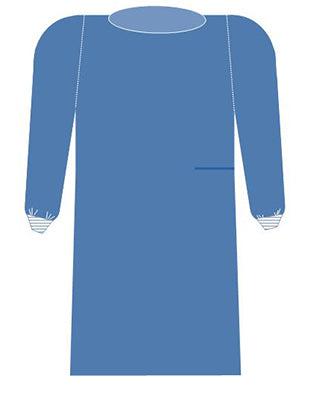 C-Core Medical SurgiSoft Reinforced Surgical Gown with Towel Large Unisex Sterile Blue - 50321