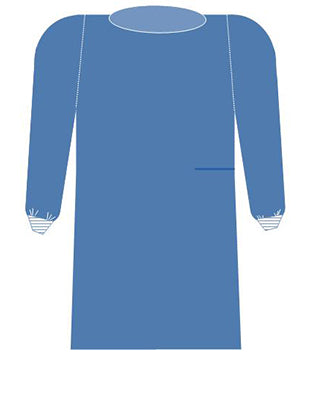 C-Core Medical SurgiSoft Reinforced Surgical Gown with Towel 2X-Large Unisex Sterile Blue - 50341