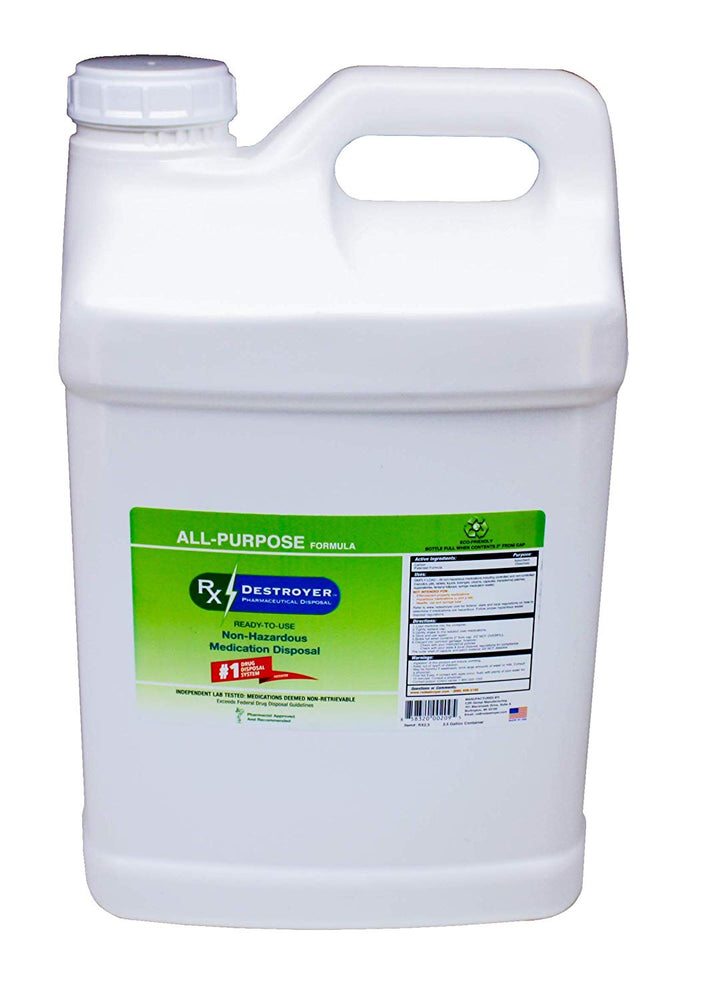 C2R Global Manufacturing BOTTLE, RX DESTROYER W/HARDENER PKTS 2.5GL (2/CS) - RX2.5LIQ