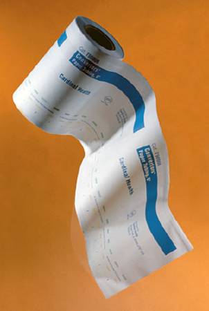 Cardinal Sterilization Roll EO Gas / Steam 2 Inch X 100 feet Transparent / Blue Heat Seal Paper / Film - T90002