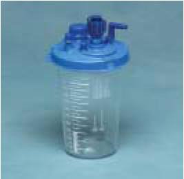 Medi-Vac Guardian - Suction Canister 1200 mL Shut-Off Valve / Locking Lid - 65651-100