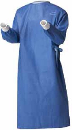 RoyalSilk - Non-Reinforced Surgical Gown 2X-Large Blue Sterile AAMI Level 3 Disposable - 9578