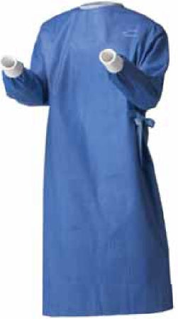 RoyalSilk - Non-Reinforced Surgical Gown X-Large / X-Long Blue Sterile AAMI Level 3 Disposable - 95998