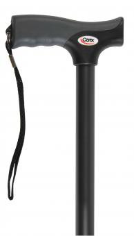 Soft Grip - T-Handle Cane Aluminum 31 to 40 Inch Height Black - FGA52000 0000