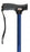 Apex-Carex Healthcare Soft Grip T-Handle Cane Aluminum 31 to 40 Inch Height Metallic Blue - FGA52100 0000