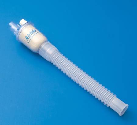 Vyaire Medical AirLife Heat and Moisture Exchanger 32.3 mg @ 500 mL 0.9 cm @ 0.5 LPS / 2.5 cm @ 1.0 LPS / 3.5 cm @ 1.5 LPS - 3010