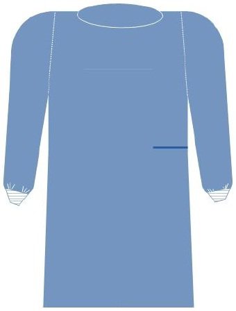 C-Core Medical SurgiSoft Non-Reinforced Surgical Gown with Towel X-Large Unisex Sterile Blue - 10131