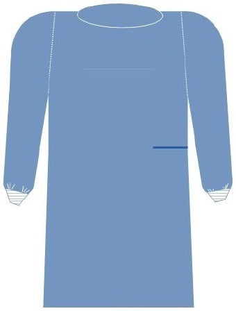 C-Core Medical SurgiSoft Non-Reinforced Surgical Gown with Towel Large Unisex Sterile Blue - 10141