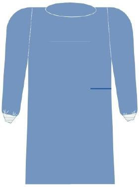 C-Core Medical SurgiSoft Non-Reinforced Surgical Gown with Towel Large Unisex Sterile Blue - 10141