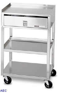 DJO - Utility Cart Stainless Steel 17 X 19 X 30 Inch Silver - 4018