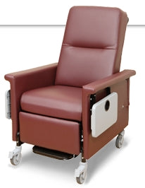 54 Series - Standard Transport Manual Recliner Gray Vinyl 5 Inch Casters - 547T56-TS7