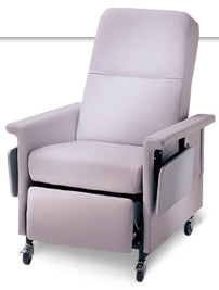Champion Manufacturing 59 Series Standard Transport Manual Recliner Gray 3 Inch Caster 3 Inch Caster - 596-T56