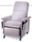 59 Series - Standard Transport Manual Recliner Gray Vinyl 3 Inch Casters - 596-T56