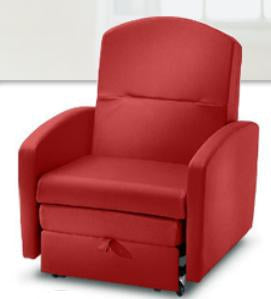Champion Manufacturing Classic Overnighter, 526 Series Sleeper Chair Natural With Armrests Fabric Upholstery - 526T45