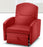 Champion Manufacturing Classic Overnighter, 526 Series Sleeper Chair Natural With Armrests Fabric Upholstery - 526T45