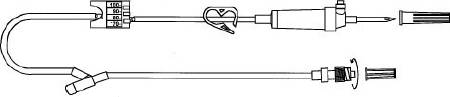 Vygon - Primary IV Administration Set 20 Drops / mL Drip Rate 84 Inch Tubing 1 Port - AMS-122-1