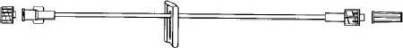 Advanced Medical Systems Extension Set 7 Inch Tubing 0.32 mL Priming Volume DEHP-Free - AMS-761