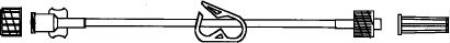 Advanced Medical Systems Extension Set 14 Inch Tubing 0.28 mL Priming Volume DEHP-Free - AMS-395-1