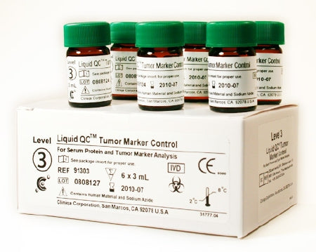 Cliniqa QC Immunology Control Tumor Marker 3 Levels 2 X 3 X 3 mL - 91304
