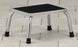 Clinton Industries - Step Stool 1 Step Chrome Plated Steel Frame 9 Inch Step Height - T-40