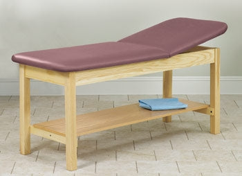 Clinton Industries ETA Classic Series H-Brace Treatment Table Fixed Height 400 Lbs. - 1010-27-3BK/1NT