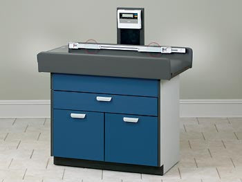 Clinton Industries Select Series Pediatric Treatment Table with Scale Fixed Height 40 Lbs. - 7820-1NT-3SB
