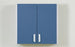 Clinton Industries Managed Care Quick Single Cabinet Wall Mount Chip-Resistant PVC 1 Adjustable Shelf - 8224-1GR