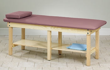 Bariatric Series - Bariatric H-Brace Treatment Table Fixed Height - 6190-3GM-1NT
