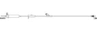 LightSafe - Primary IV Administration Set 20 Drops / mL Drip Rate 87 Inch Tubing 1 Port - LS415N