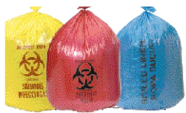 Colonial Bag Corporation Colonial Bag Infectious Linen Bag 45 gal. Yellow LLDPE 37 X 50 Inch - HXY50