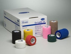 Hartmann Co-Lastic Cohesive Bandage 2 Inch X 5 Yard Standard Compression Self-adherent Closure Assorted Colors NonSterile - 45210000