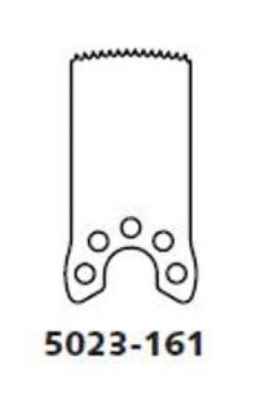 Conmed/Linvatec MicroPower Micro100 Saw Blade Oscillating 10 Cutting Edge X 12 Cutting Depth X 0.4 Material Thk X 0.6 Cutting Thk mm Straight Edge, Fine Tooth - 502316100