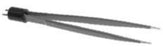 Conmed ConMed Bipolar Forceps Semken 6 Inch Surgical Grade Coated Stainless Steel NonSterile NonLocking Thumb Handle w/Stops Straight 1.5 mm Sharp Tips - 60-1772-001