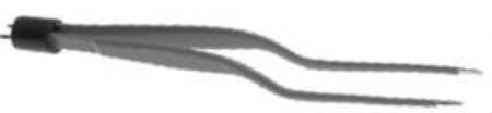 Conmed - Bipolar Forceps ConMed Scoville-Greenwood 7-3/4 Inch Length Surgical Grade Coated Stainless Steel NonSterile Bayonet Handle Straight 1.5 mm Sharp Tips - 60-1765-001