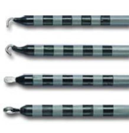 Conmed Grey Laparoscopic Electrode 5 mm X 32 cm Stainless Steel L Hook Disposable Sterile - 60-5163-001