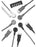 Conmed D Series ECG Lead Wire Set 36 Inch, White, Green, Black Color, 3 Leads, Snap - DA36-03