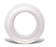 Convatec Sur-Fit Natura Low Pressure Adapter Transparent, 4 Inch Flange - 401996