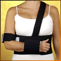 Universal Comfort - Shoulder Immobilizer One Size Fits Most Polyester / Tricot Hook and Loop Strap Closure Left or Right Arm - 23-4100-000