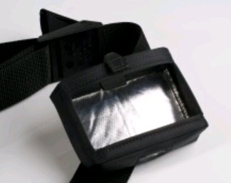 Welch Allyn Carry Pouch Black, With Strap and Belt Vision 5L Holter Recorder - 010-1644-00