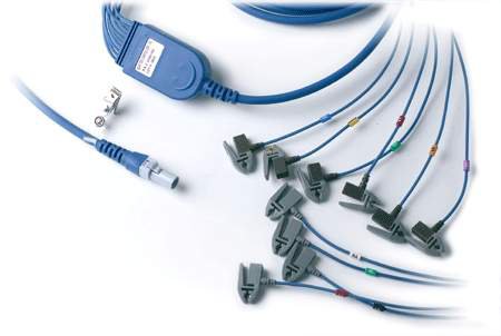 Welch Allyn Patient Cable 43 Inch, 10 Lead Q-Stress or HeartStride - 60-00184-01