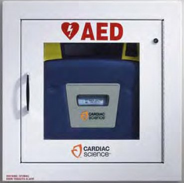 Cardiac Science Powerheart AED Wall Cabinet - 50-00392-20