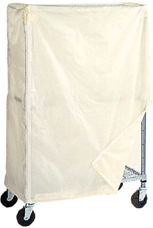 Cari-All Healthcare Cart Cover 48 W X 72 H X 18 D Inch, 5 Lbs, Standard, White, Nylon, Zipper, With Velcro Opening - CC184872