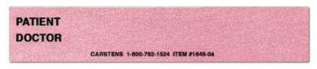 Carstens Identification Card Medsav Solutions - 1649-04