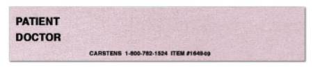 Carstens Identification Card Medsav Solutions - 1649-09