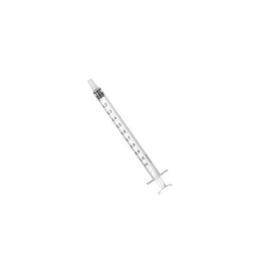 B. Braun Omnifix Tuberculin Syringe 1 mL Bulk Pack Luer Slip Tip Without Safety - 9161406V-02