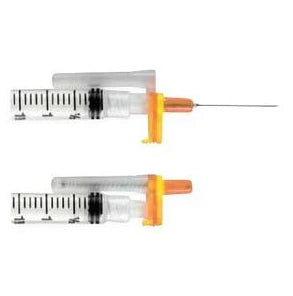EasyPoint - Hypodermic Needle Retractable Safety Needle 20 Gauge 1 Inch Length Regular Wall - 85061